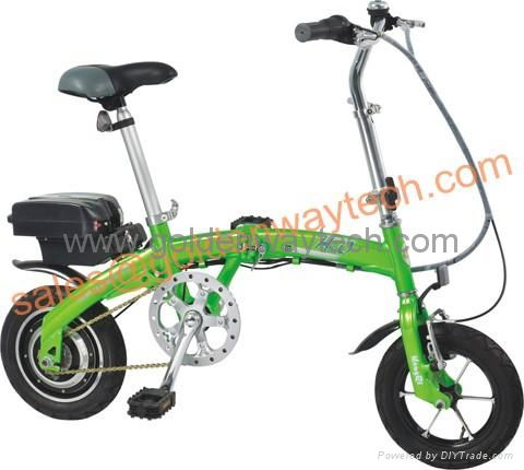 Electric Bike Battery on Folding Electric Bicycle With Lithium Battery   Gw1201   Goldenway