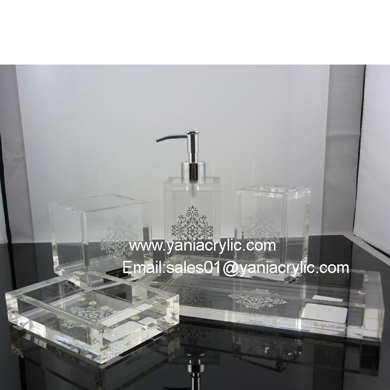 4 Pcs Acrylic Bathroom Accessories Sets Bymengya China 4 Pcs Acrylic Bathroom Accessories Sets