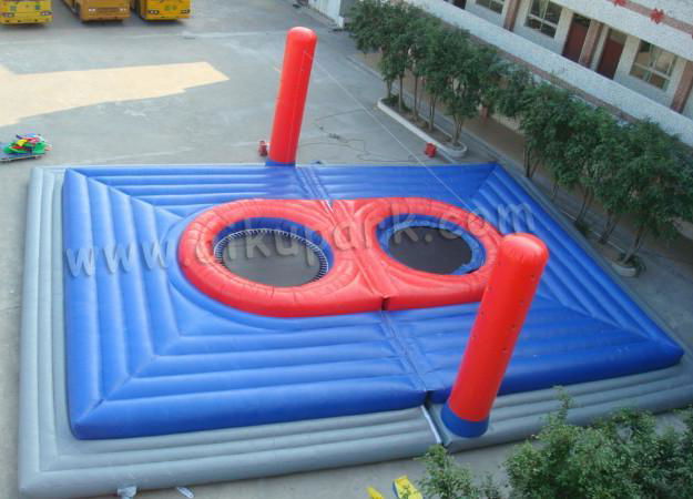 volleyball court. Inflatable Volleyball court