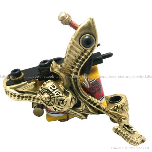 Our tattoo machine Fuselage used disposable sterile design pigment to