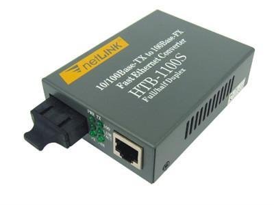 Fiber Optic Ethernet on 10 100m Single Mode Wdm Fiber Optic Ethernet Media Converter   Htb