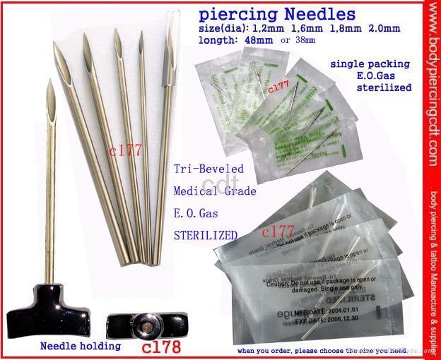 nose piercing needles. piercing needle - Trade