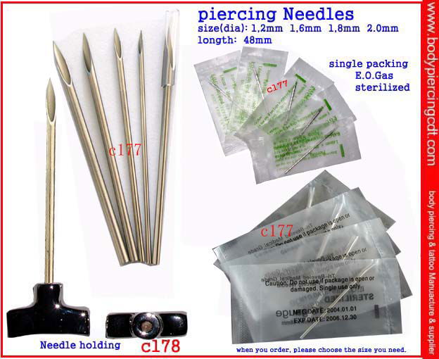 lip piercing needle. Needle Piercings - QwickStep