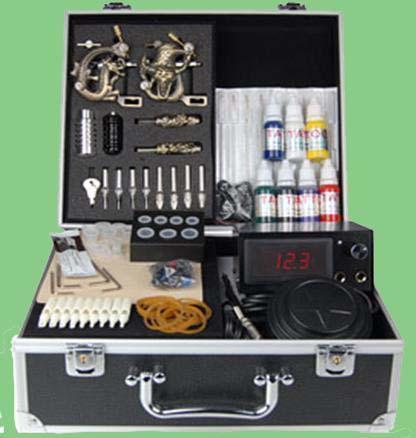 Tattoo Kit Rotary Machine Supplies Gun Tip Needle Ink K55 For Sale