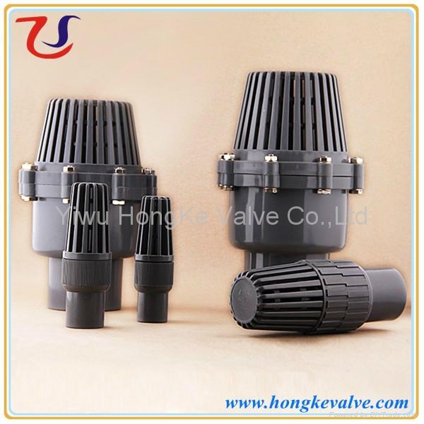 4 inch Plastic Grey PVC Foot Valve