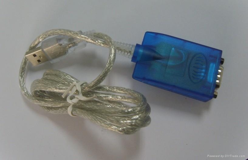 USB2.0 转RS232(DB9)高速传输数据线,进口芯