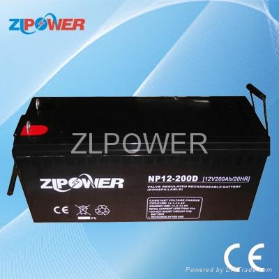 Deep Cycle Battery on Solar Deep Cycle Battery 12v100ah Np12 100d Zlpower China
