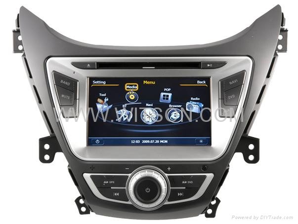 WITSON Car DVD Player With GPS For HYUNDAI ELANTRA 2011