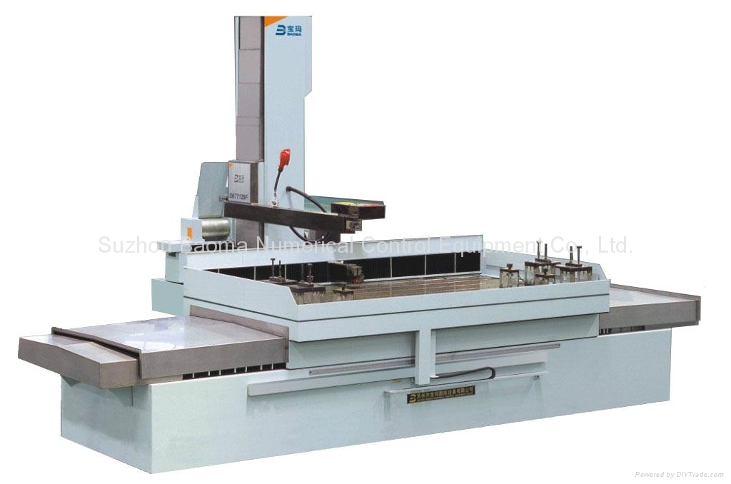 宝玛中走丝加工厚度150毫米材料cr12mo加工参