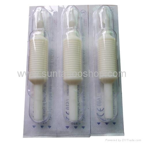 tattoo grips. white plastic Tattoo Grips