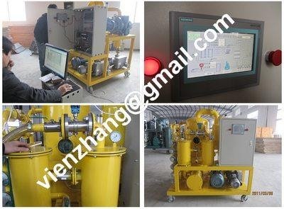Double-Stage Vacuum Transformer Oil Purification Machine with PLC control