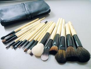 Bobbie Brown Makeup on Bobbi Brown Makeup Brush Set 18 Pcs With Leather Pouch   Mac  China