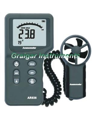 Digital Anemometer AR836 Digital Anemometer AR836