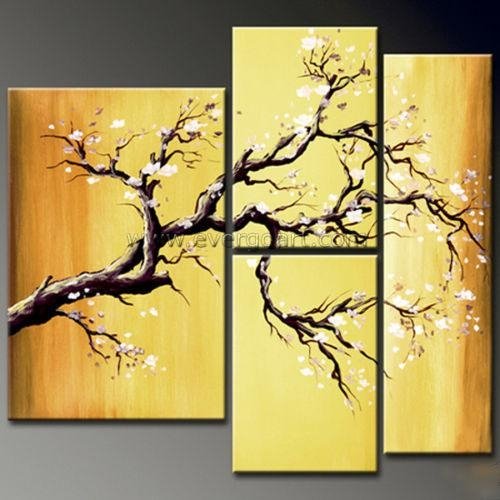 Modern Abstract Art Canvas Oil Painting - EG4-011 (China Manufacturer