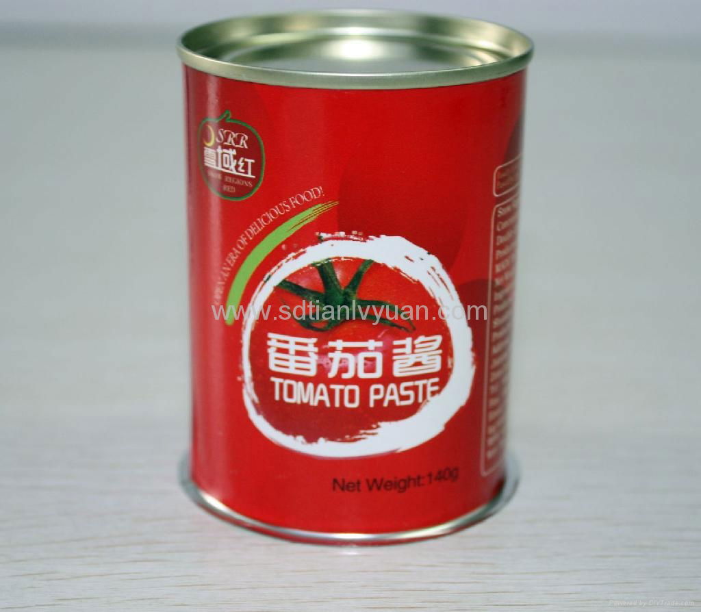 tomato paste - 140g\/tin - WRR or OEM (China)