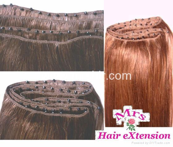 Human Hair Extensions Weft