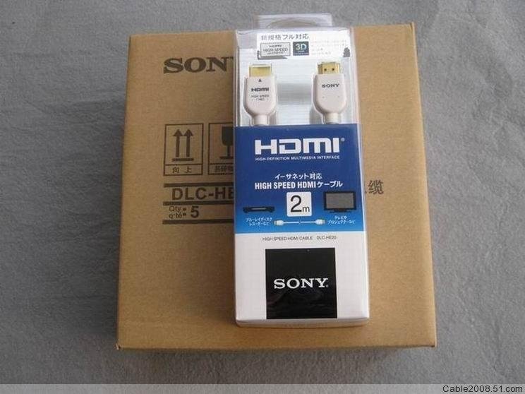 索尼SONY最新款发烧HDMI线 - 3D DLC-HE20