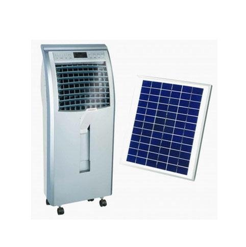 42w solar air cooler fan with LCD screen - LM-P