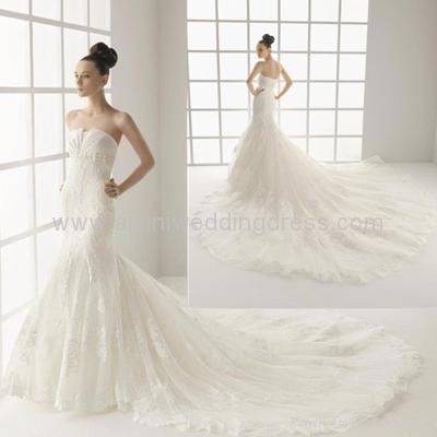 Wedding Wholesale Dresses on 2011 Wholesale Lace Mermaid Wedding Dress   Ez Rs1006  China