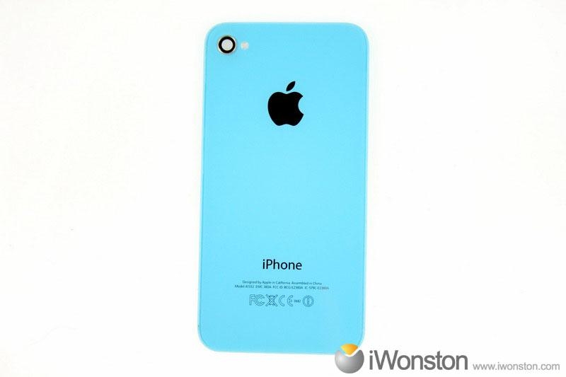 iphone 4 back glass. For iPhone 4 4G Blue Glass