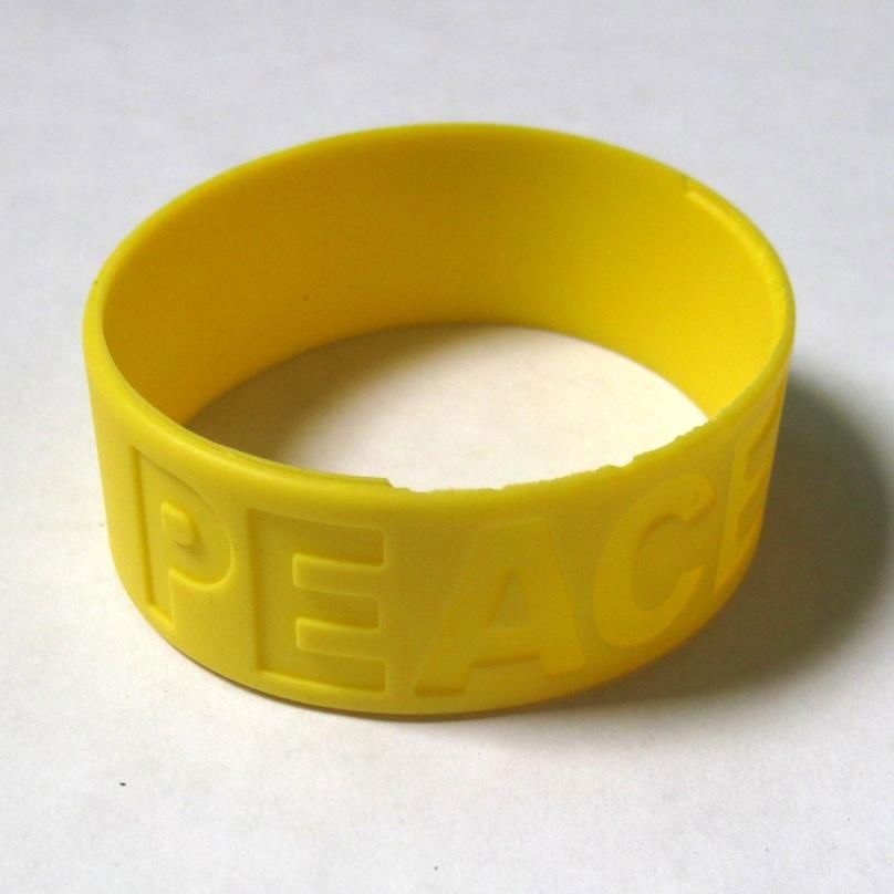 Wide Silicone Wristbands