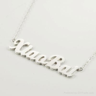 Name Pendant Necklace. Custom designed ANY NAME PLATE