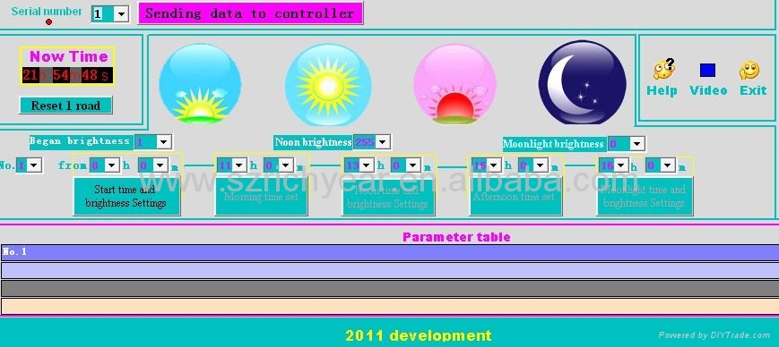 Led Aquarium Light Microcomputer PWM dimming controller