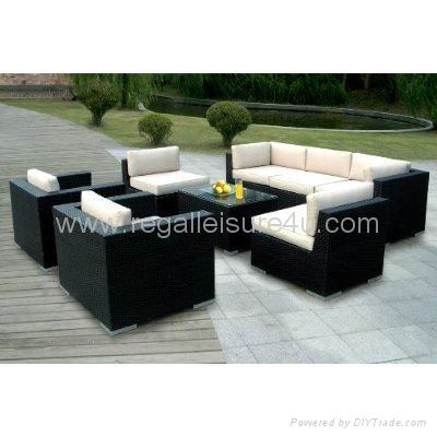 Outdoor Garden Supplies on Outdoor Wicker Patio Garden Rattan Sofa Set Furniture   Rlf Sh 001