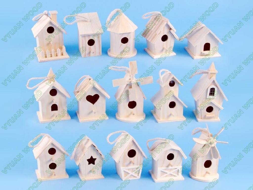 Small Wood Bird House Crafts