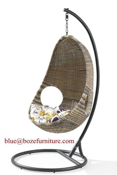 Outdoor Rattan Furniture Hammock Wicker Swing Chair (BZ-W014 ...