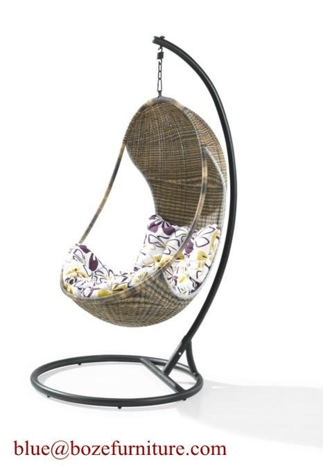 Outdoor Rattan Furniture Hammock Wicker Swing Chair (BZ-W014 ...