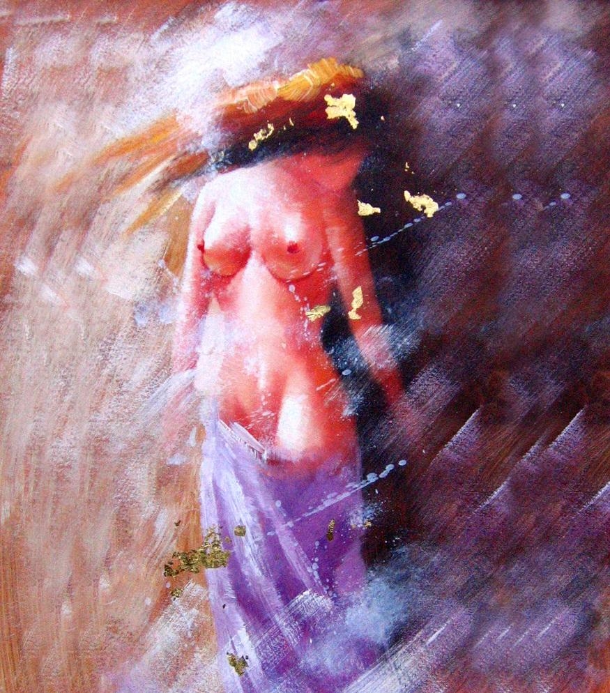 Lady Abstract Painting