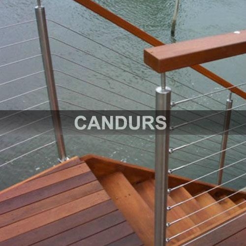 Stainless Steel Wire Rope Hand Railing DecorRope Candurs (China