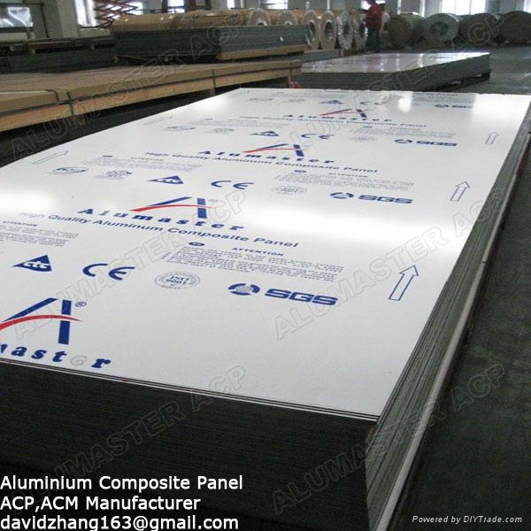 4mm PVDF ACM composite aluminium sheets for exterior cladding ACP457