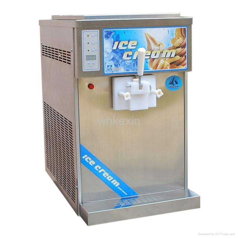 commercial soft ice cream dispenser