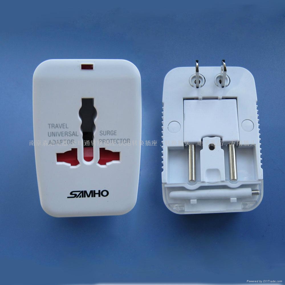 新款带USB万能转换器、多功能旅行插座 - S-1