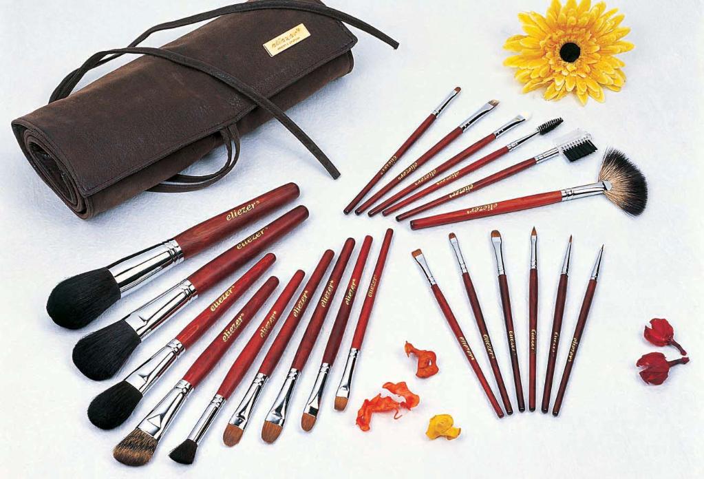 proffesional makeup brushes. Professional make-up brush set