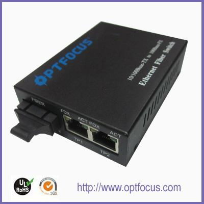 Ethernet Fiber on 1000m Ethernet Optical Fiber Switch   Ofs 2t2sfp   Optfocus  China