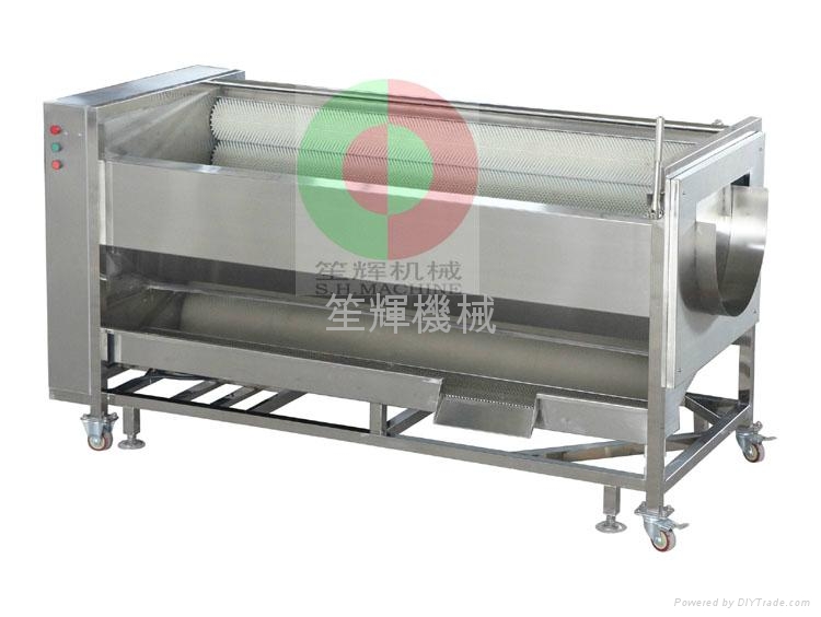 大型瓜果毛辊清洗脱皮机 - QX-818 - Shenghui