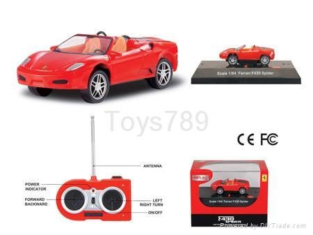 Mini Ferrari F430 Spider 164 Scale Electric RC Car