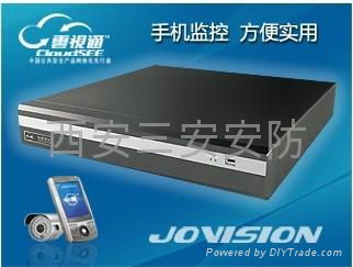 西安三安安防中维网络硬盘录像机JVS-D8004