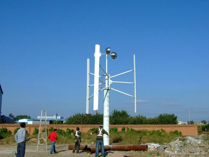 Vertical axis wind turbine - HVW-500 - Powerful Renewable Energy 