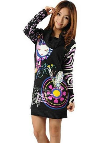 China Fashion on Fashion Wool Dresses Wholesale Chinese Clothing Branding Clothes On