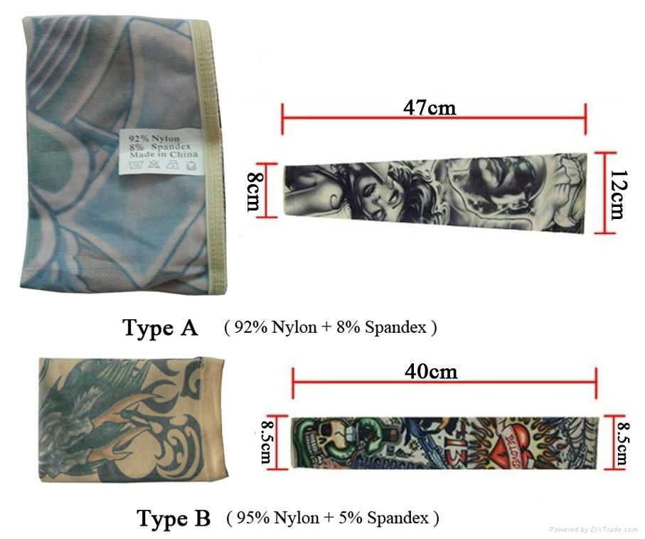 Fashion Personality Popular The Beauty and the Beast Tattoo Sleeves 2