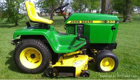 John Deere 332 diesel 50" deck, #49 snowblower *low hours* (China ...