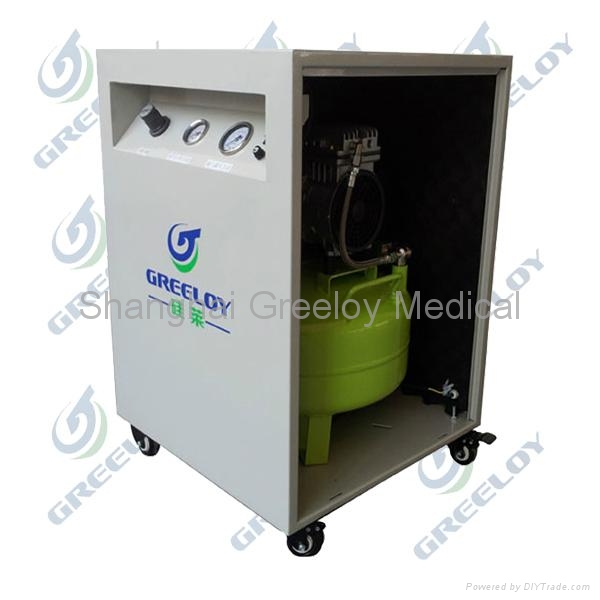 Dental Lab Equipment Silent Air Compressor GA61X Greeloy (China