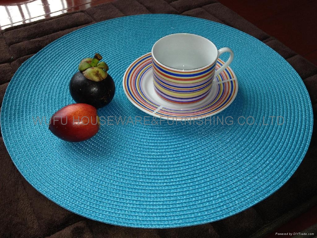 ROUND PP PLACEMAT P03 WOVEN PLACEMAT (China Manufacturer
