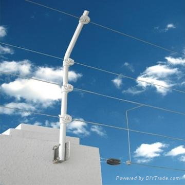 ABOVE GROUND GARDEN ELECTRIC WIRE FENCE SYSTEM KIT ABOVE GROUND GARDEN ELECTRIC WIRE FENCE SYSTEM KIT