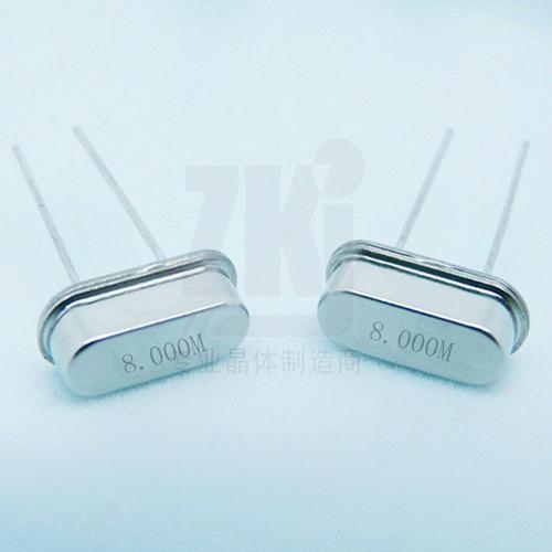 主控及RF无线发射电路专用的石英晶振49S-8M