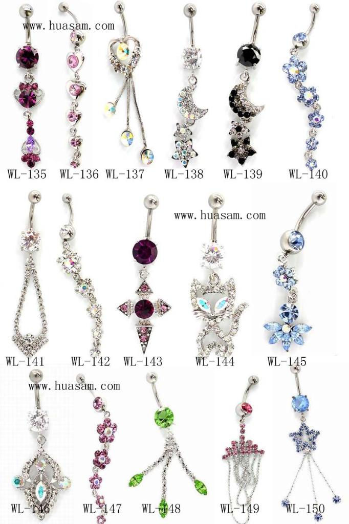 Body Piercing,Body Piercing Jewelry.: Tattoo Piercing belly button rings